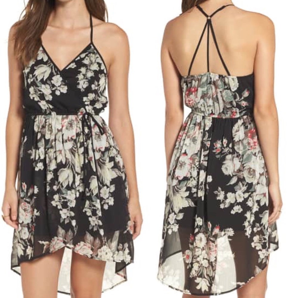 BOG Collective Band of Gypsies Floral Dress - Picture 1 of 7